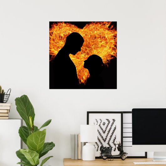 Valentinstag-Plakat Poster (Heimbüro)