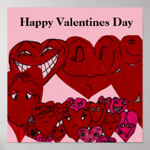 VALENTINSTAG-PLAKAT POSTER