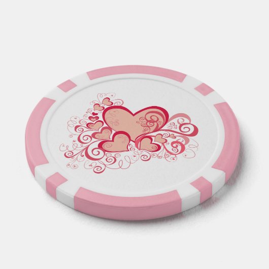 Valentinstag Poker Chips (Einzeln)