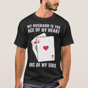 Valentinstag Poker Frauen Mein Mann Ist Mein König T-Shirt