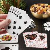 Valentinstag-Poker-Karten Spielkarten (In Situ)