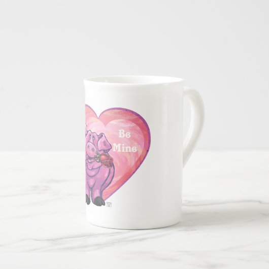 Valentinstag Porzellantasse (Vorderseite Rechts)