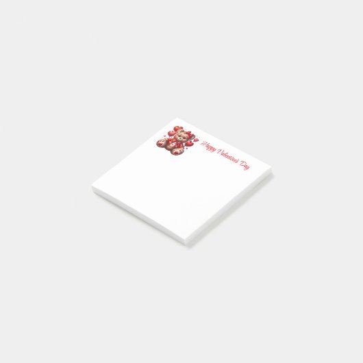 Valentinstag post-it klebezettel (angewinkelt)