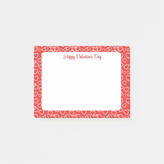 Valentinstag post-it klebezettel (Vorderseite)