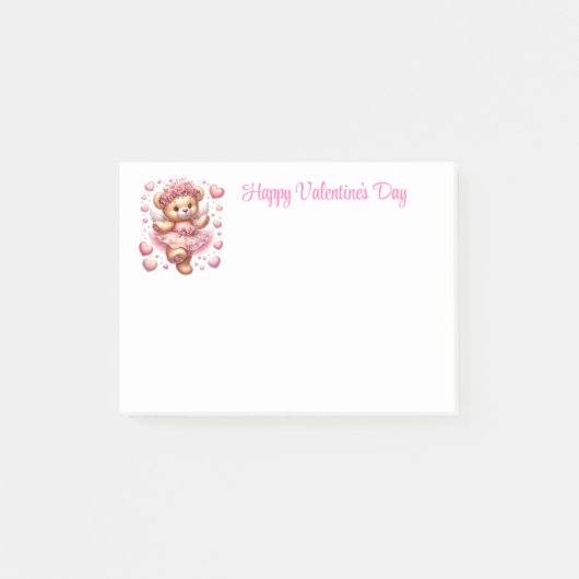 Valentinstag  post-it klebezettel (Vorderseite)