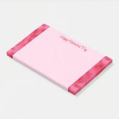 Valentinstag post-it klebezettel (angewinkelt)