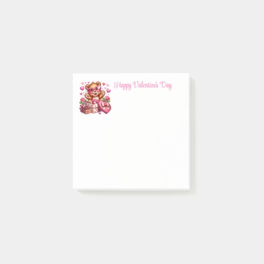 Valentinstag post-it klebezettel (Vorderseite)