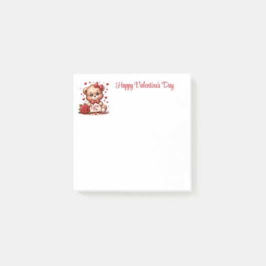 Valentinstag post-it klebezettel (Vorderseite)
