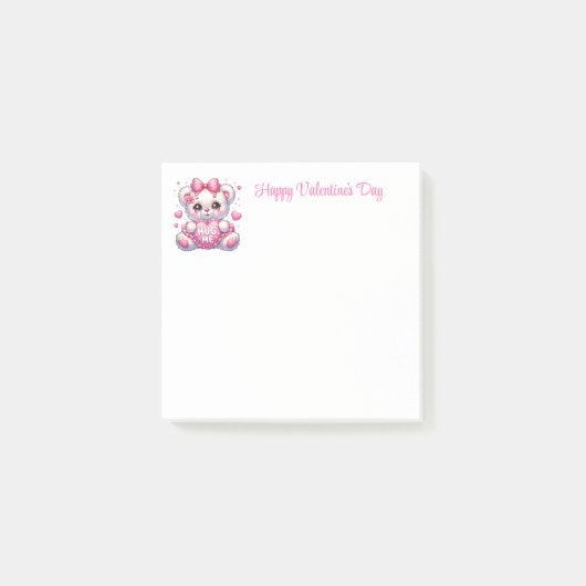 Valentinstag post-it klebezettel (Vorderseite)