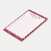 Valentinstag Post-it Klebezettel (angewinkelt)