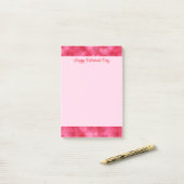 Valentinstag  post-it klebezettel (Auf Schreibtisch)