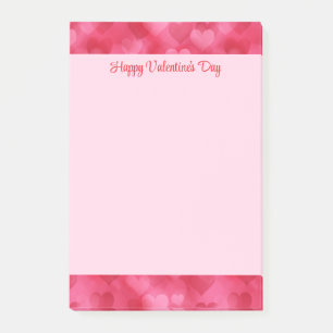 Valentinstag post-it klebezettel