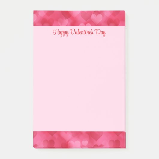 Valentinstag  post-it klebezettel (Vorderseite)