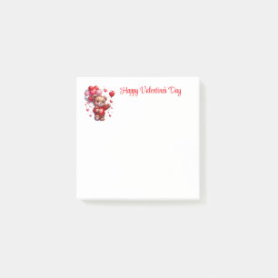 Valentinstag  post-it klebezettel