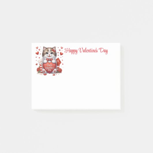 Valentinstag post-it klebezettel (Vorderseite)