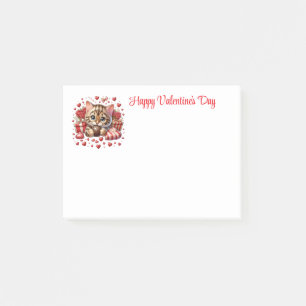Valentinstag  post-it klebezettel