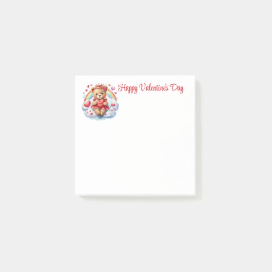 Valentinstag  post-it klebezettel (Vorderseite)