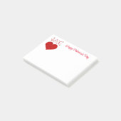 Valentinstag Post-it-Notes Post-it Klebezettel (angewinkelt)