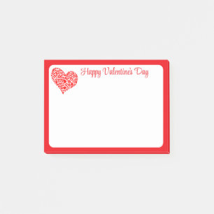 Valentinstag-Post-it-Notizen Post-it Klebezettel