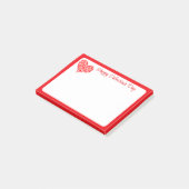 Valentinstag-Post-it-Notizen Post-it Klebezettel (angewinkelt)