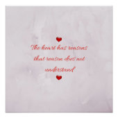 Valentinstag Poster (Vorderseite)