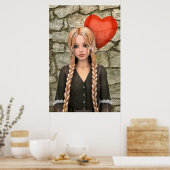 Valentinstag Poster (Küche)