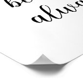 Valentinstag Poster Liebe Sie werden für immer (Ecke)