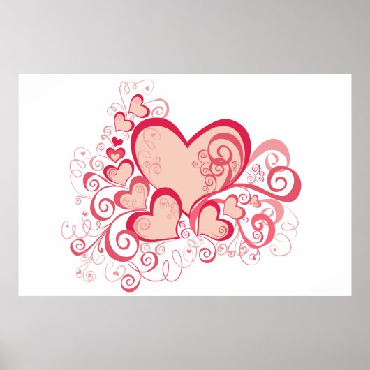 Valentinstag-Poster Poster (Vorne)