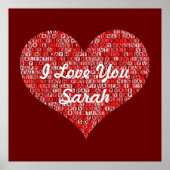 Valentinstag-Poster Poster (Vorne)