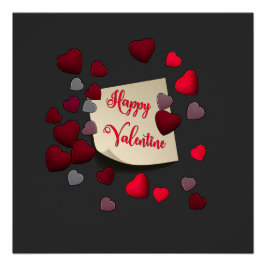 Valentinstag-Poster Poster