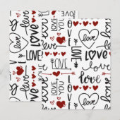 Valentinstag Postkarte (Vorne/Hinten)