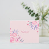 Valentinstag Postkarte (Stehend Vorderseite)