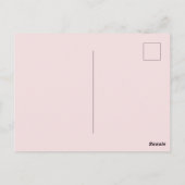 Valentinstag Postkarte (Rückseite)
