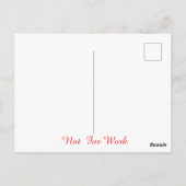 Valentinstag Postkarte (Rückseite)