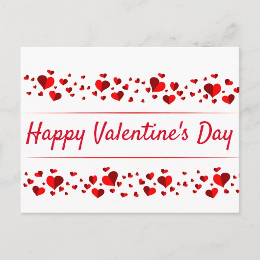 Valentinstag Postkarte (Vorderseite)