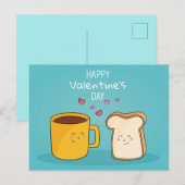 Valentinstag Postkarte (Vorne/Hinten)