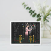 Valentinstag Postkarte (Stehend Vorderseite)