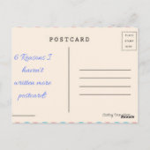 Valentinstag Postkarte (Rückseite)