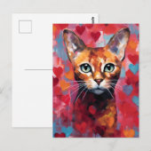 Valentinstag Postkarte (Vorne/Hinten)