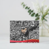 Valentinstag Postkarte (Stehend Vorderseite)
