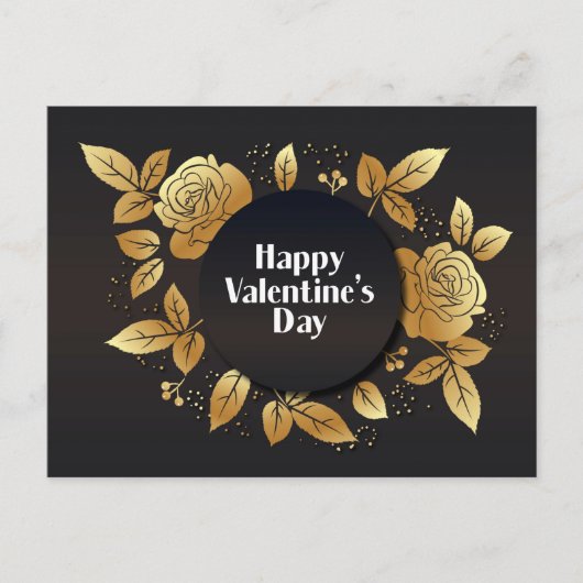 Valentinstag Postkarte (Vorderseite)