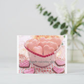 Valentinstag Postkarte (Stehend Vorderseite)