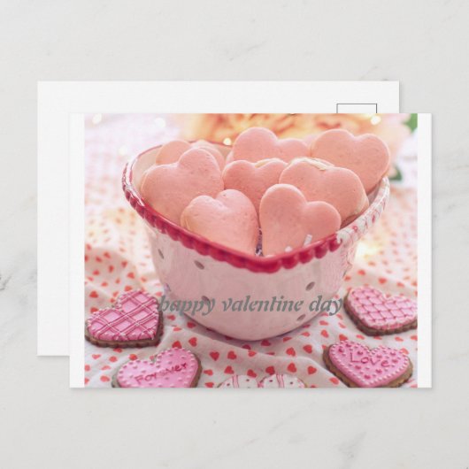 Valentinstag Postkarte (Vorne/Hinten)