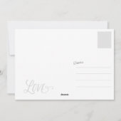 Valentinstag Postkarte (Rückseite)