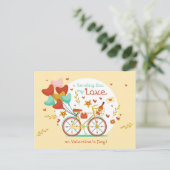 Valentinstag Postkarte (Stehend Vorderseite)