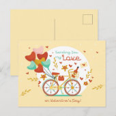 Valentinstag Postkarte (Vorne/Hinten)