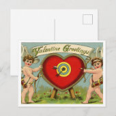 Valentinstag Postkarte (Vorne/Hinten)