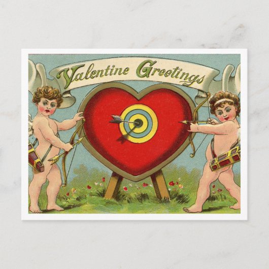 Valentinstag Postkarte (Vorderseite)