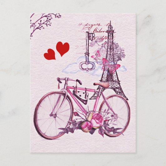 Valentinstag Postkarte (Vorderseite)