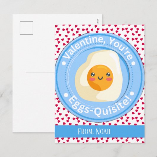 Valentinstag Postkarte (Vorne/Hinten)